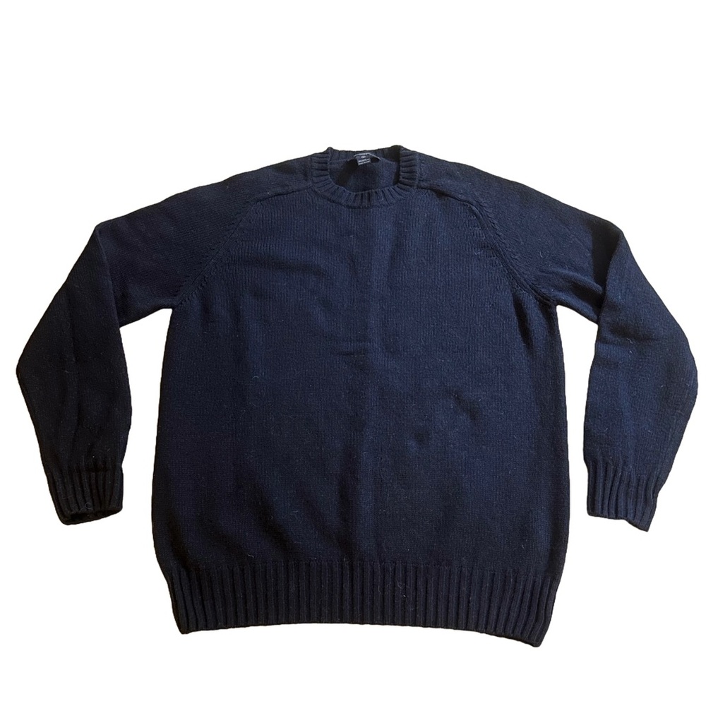 Blumarine Uomo Mens Italian Wool Crew Neck Pullover Knit Sweater